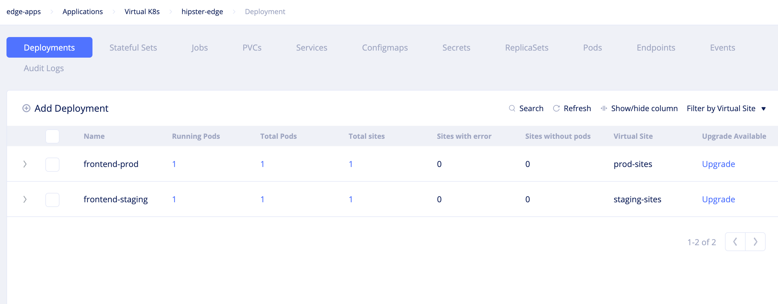 Figure: Deployment Using F5 Distributed Cloud Console