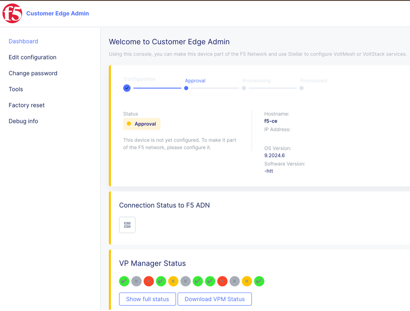 Figure: Site Local UI