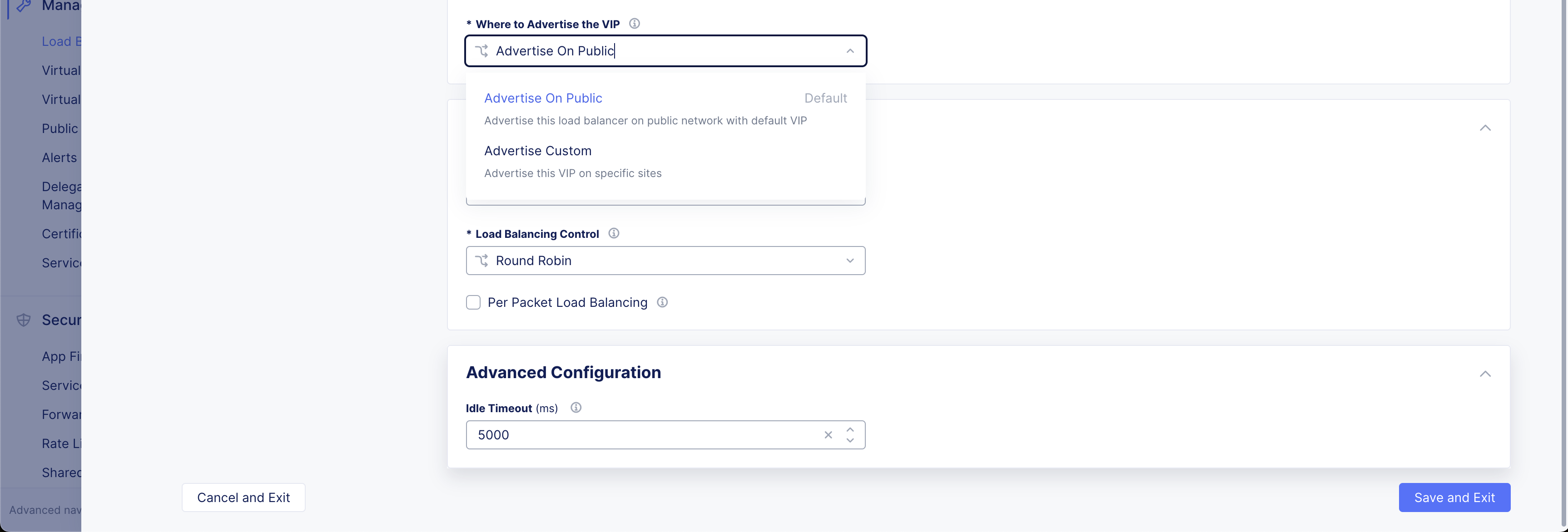 Figure: Creation Form